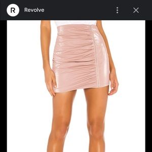 H:OURS Brienne blush mini skirt NWT XXS